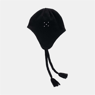 Pop Trading Company Reversible Earflap Beanie Black / Charcoal